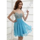 Симпатичное голубое платье